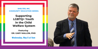 Community Education Series: Supporting  LGBTQ+ Youth  in the Child  Welfare System
